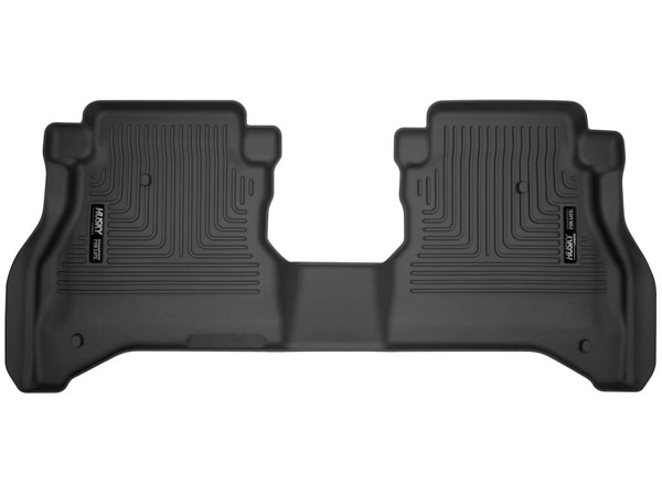 【HUSKY LINERS 正規品】20y- ジープ JEEP JT グラディエーター WETHERBEATER オールウェザーフロアマット ラバーマット ブラック 14881 リア 2列目 後部座席 セカンドシート ハスキーライナーズ