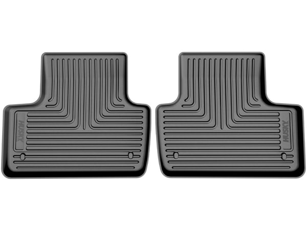 【HUSKY LINERS 正規品】ボルボ VOLVO XC60 UB系 UD系 平成29年10月-現行 X-act Contour オールウェザーフロアマット ラバーマット ブラック 55121 リア 2列目 後部座席 セカンドシート ハスキーライナーズ