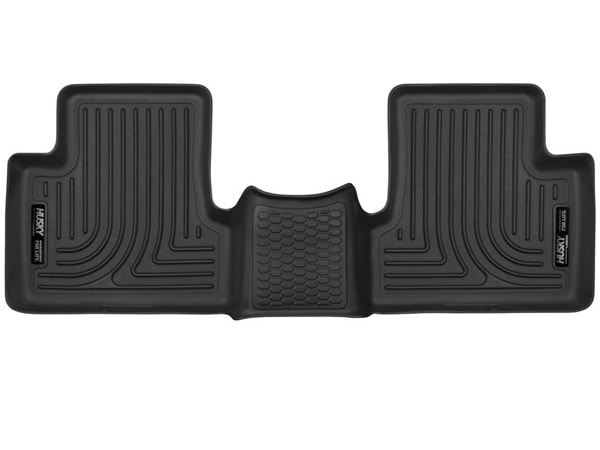 【HUSKY LINERS 正規品】ジープ JEEP チェロキー KL 平成26年5月-令和4年4月 X-act Contour オールウェザーフロアマット ラバーマット ブラック 55421 リア 2列目 後部座席 セカンドシート ハスキーライナーズ