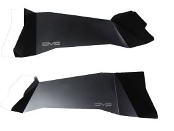 【DV8 OFFROAD 正規品】ジープ JEEP JK ラングラー 2ドア アンリミテッド 4ドア リアインナーフェンダー リア 左右セット DV8ロゴ入 アルミ製 メッシュパネル パウダーコート仕上げ