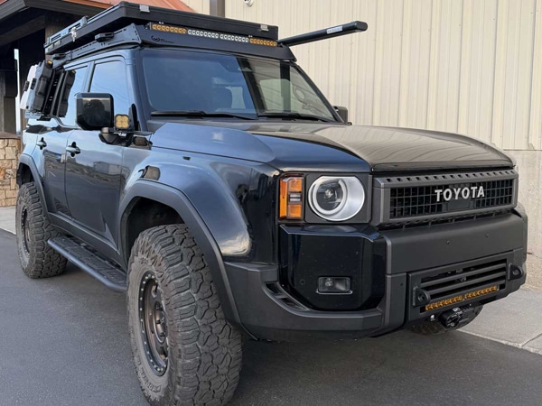 【CBI Offroad 正規品】トヨタ TOYOTA ランドクルーザー 250 令和6年4月-現行 ランクル 250 Covert フロントバンパー スチール製 ウインチ対応 