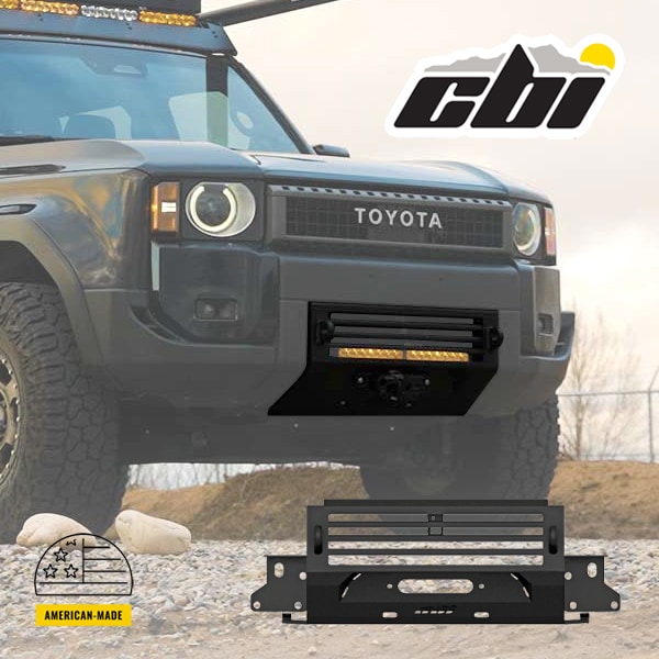 【CBI Offroad 正規品】トヨタ TOYOTA ランドクルーザー 250 令和6年4月-現行 ランクル 250 Covert フロントバンパー スチール製 ウインチ対応 
