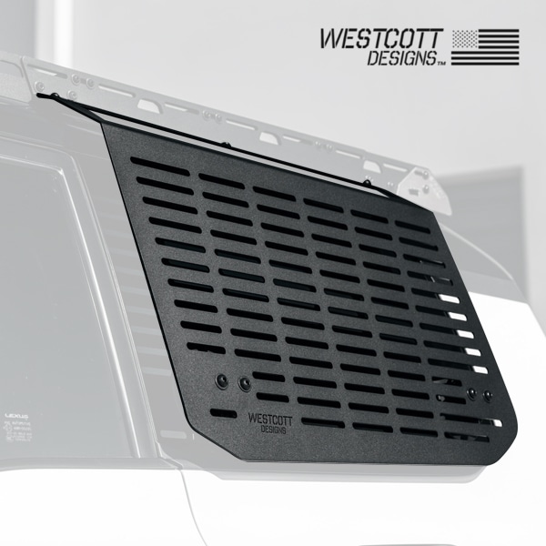【WESTCOTT DESIGNS 正規品】レクサス LEXUS GX550 令和6年6月-現行 VJA252W モジュラールーフラック装着車用 モールパネル 片側 助手席側 左側 ルーフキャリア ベースキャリア サイドパネル パウダーコート仕上げ ウェストコットデザイン