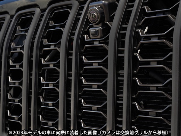 カリフォルニアカスタム ジープ JL ラングラー | JT グラディエーター フロントカメラ有り車用 2024yフェイス グリルキット フロントグリル 純正タイプ 未塗装タイプ 1台分 6pc セット