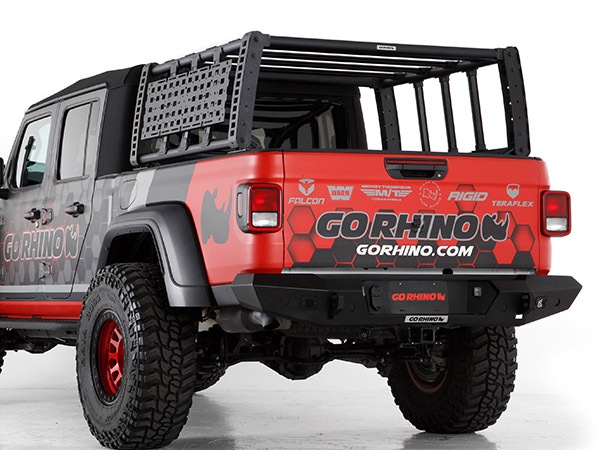 【GO RHINO 正規品】 XRS オーバーランド オーバーランドラック エクストリームラック 5950000T テクスチャーブラック ラゲッジレール有無 兼用 ルーフラック ルーフバスケット ルーフキャリア ジープ JT グラディエーター