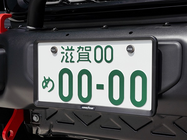 GOODYEAR正規品】2021年改定新基準対応 ナンバーフレーム ライセンス