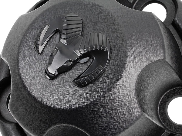 MOPAR純正 ホイール センターキャップ マットブラック 1個 5穴ホイール