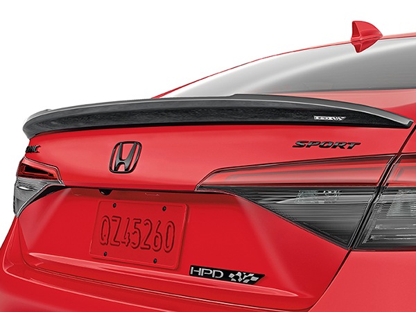 USホンダ純正 シビック ハッチバック/セダン FL系 HPDエンブレム(ブラック) リアゲート トランク エンブレム CIVIC HATCHBACK H/B