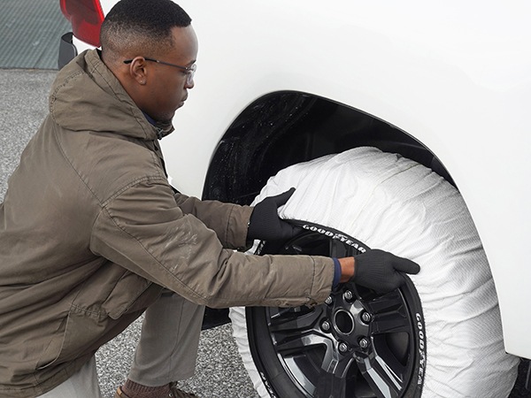 GOODYEAR 正規品】グッドイヤー スノーソックス 布製 タイヤチェーン