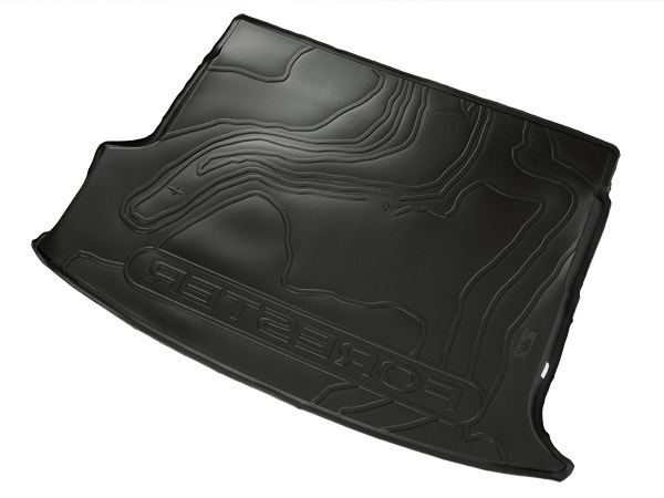 USスバル純正 SUBARU フォレスター SL系 令和7年4月-現行 S:HEV e-BOXER ハイブリッド車用 リアカーゴプロテクター カーゴマット ラゲッジマット カーゴライナー トランクマット FORESTERロゴ入