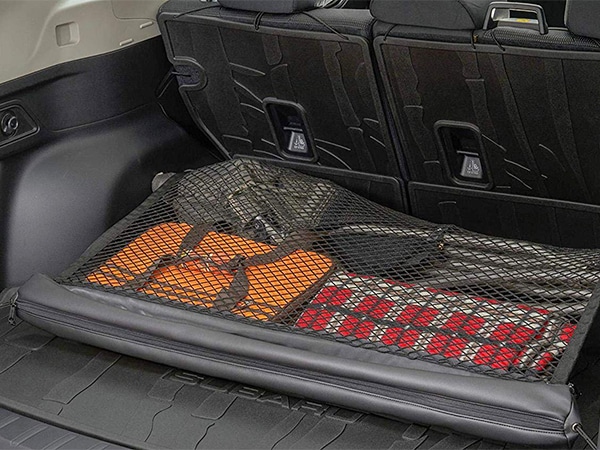 USスバル純正 SUBARU フォレスター SK/SKE用 リアカーゴネット USスバル純正 カーゴネット トランクネット 専用ラゲッジネット フック