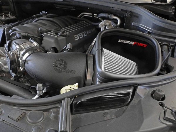 【aFe Power 正規品】ジープ 12-13y グランドチェロキー WK SRT8 14-21y グランドチェロキー WK SRT ダッジ 22-24y デュランゴ SRT 392 18-23y デュランゴ SRT V8 6.4L Magnum FORCE Stage-2 コールドエアインテーク エアフィルター Pro DRY S フィルター(乾式) 54-13063D