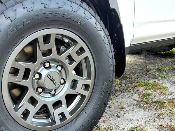 USトヨタ純正 TRD 17インチホイール グロスガンメタル PTR20-35110-G4 5本セット TRDロゴ入 JWL刻印あり TOYOTA FJクルーザー GSJ150W | ランドクルーザー ランクル プラド 150系 | ハイラックスサーフ 215系 他