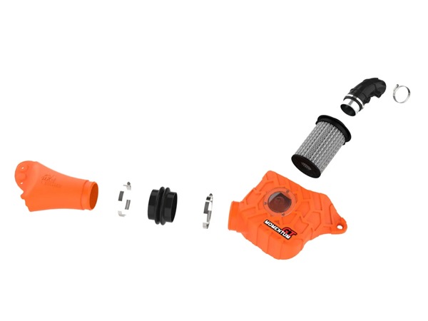【aFe Power 正規品】スズキ ジムニー シエラ 平成30年7月-現行 JB74W ジムニー ノマド 令和7年4月-現行 JC74W L4 1.5L Momentum GT Orange Edition コールドエアインテーク エアフィルター Pro DRY S フィルター(乾式) 50-70046DN エアーフィルター エアクリーナー
