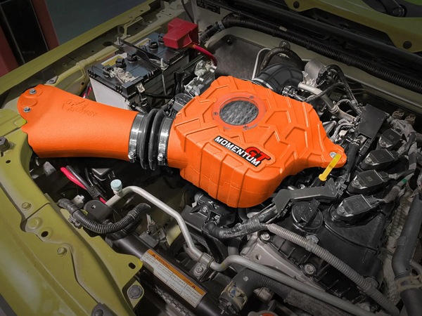 【aFe Power 正規品】スズキ ジムニー シエラ 平成30年7月-現行 JB74W ジムニー ノマド 令和7年4月-現行 JC74W L4 1.5L Momentum GT Orange Edition コールドエアインテーク エアフィルター Pro DRY S フィルター(乾式) 50-70046DN エアーフィルター エアクリーナー