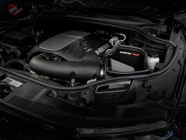 【aFe Power 正規品】ジープ 11-21y グランドチェロキー WK 11y- ダッジ デュランゴ V8 5.7L HEMI Magnum FORCE Stage-2 コールドエアインテーク エアフィルター Pro DRY S フィルター(乾式) 54-13023D エアーフィルター エアクリーナー