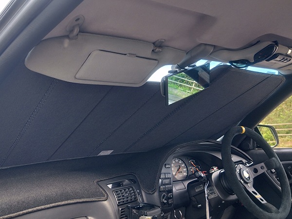 【CoverCraft 正規品】トヨタ TOYOTA セリカ T180系 平成元年9月-平成5年10月 専用設計 サンシェード ブルーメタリック 吸盤不要 折りたたみ式 カバークラフト ［真夏もへたらない3層構造で断熱効果抜群］