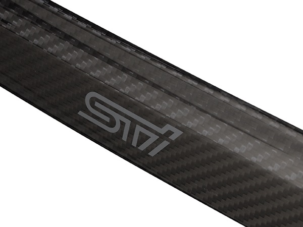 USスバル純正  WRX STI S4 VAB/VAG用 インプレッサ GJ系 リアガーニッシュ カーボンファイバー STIロゴ入 トランクトリム 北米仕様 USDM