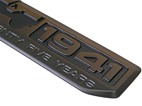 MOPAR純正 ジープ75周年記念「75th Anniversary 1941」汎用 エンブレム (ブロンズ) バッジ JK ラングラー JL ラングラー JT グラディエーター 他