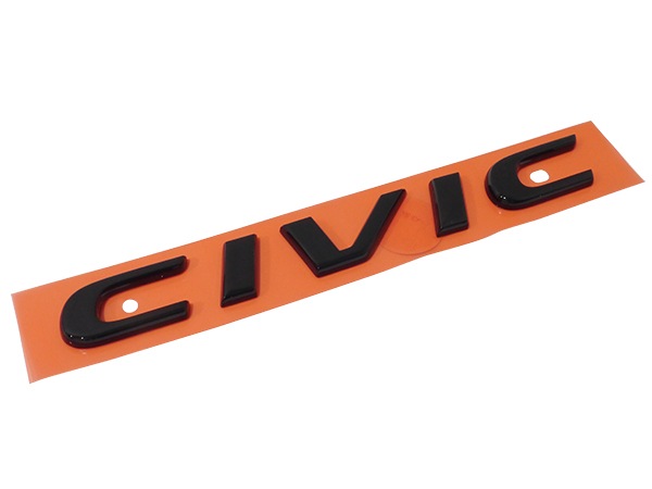 USホンダ純正 エンブレム HONDAマーク CIVIC グリル リア 3点セット グロスブラック シビック ハッチバック TypeR FK系