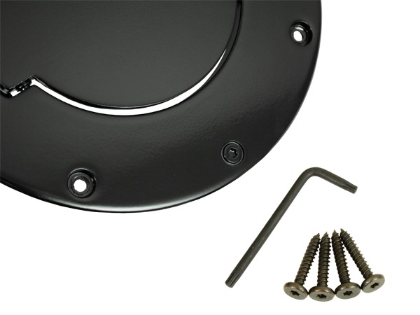 Smittybilt スミッティビルト フューエルタンクカバー(ブラック) 75006 97-06y ジープ TJ ラングラー 燃料タンクカバー 給油口カバー ガソリンタンクカバー