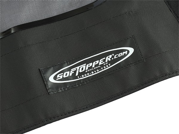 Softopper正規品】 ソフトシェル用 リアパネル ブラック メッシュ