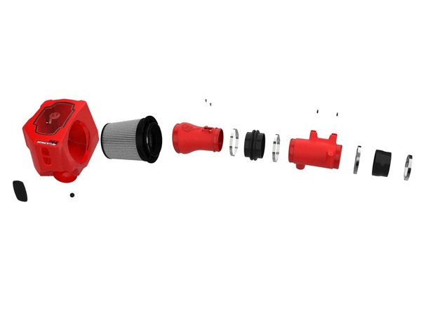 【aFe Power 正規品】25y- ラム 1500 ジープ 23y- ワゴニア L 23y- ワゴニア 23y- グランドワゴニア L 22y- グランドワゴニア L6 3.0L ツインターボ Hurricane Momentum GT Red Edition コールドエアインテーク エアフィルター Pro DRY S フィルター(乾式) 50-70120DR