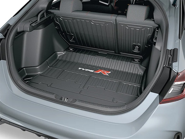 USホンダ純正 HONDA シビック ハッチバック FL系 FL1/FL4/FL5 令和3年9月-現行 オールウェザー リア カーゴマット ラゲッジマット カーゴライナー トランクマット タイプR Type R ロゴ入