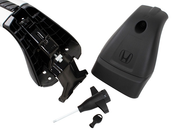 USホンダ純正 ルーフラック クロスバー ベースキャリア ルーフバー フット Hロゴ入 ホンダ シビック FL系 1台分2本セット 耐荷重 約70kg