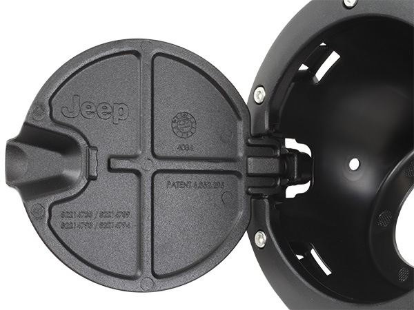 MOPAR純正 Jeep JKWrangler フューエルドア MOPAR純正 フューエルドア 82214793 ブラックパウダーコート JEEP ロゴ