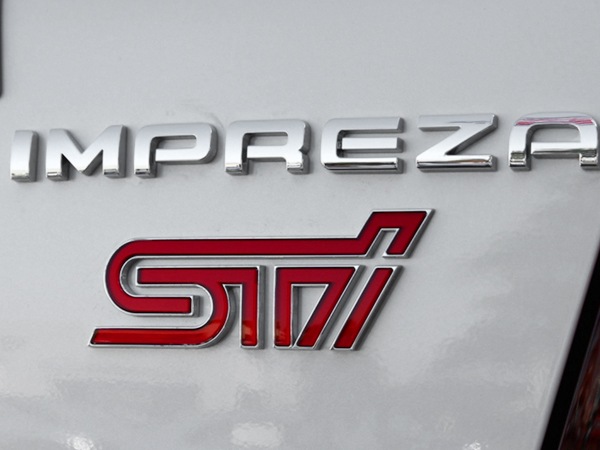 USスバル純正 SUBARU インプレッサ GE系 GH系 平成19年3月-平成23年11月 インプレッサ WRX STI GR系 GV系 平成19年10-平成26年7月 リアエンブレム IMPREZA+STIロゴ 両面テープ リアゲート テールゲート トランクエンブレム トランクリッド US仕様 北米仕様 USDM