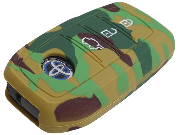 トヨタ ハリアー 80系 MXUA80/MXUA85 シリコン キーカバー/カモフラ キーレスカバー/リモコンカバー/キーケース/リモコンケース