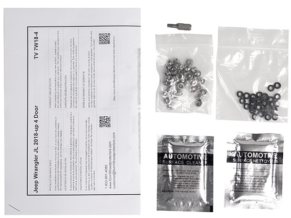 【Tough Guard 正規品】タフガード FormFit ドアバイザー/4PC ジープ JL ラングラー JT グラディエーター ボルト留めポケットスタイル風