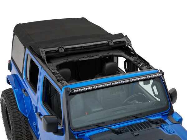 【BESTOP 正規品】ジープ JL ラングラー 4ドア SUPERTOP SQUAREBACK ソフトトップ ブラックツイル 54726-17 サンライダー オープン 幌 ホロ