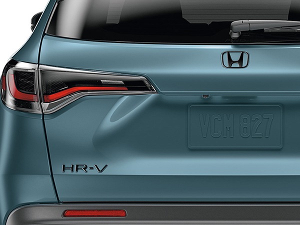 USホンダ純正 Hマーク+HR-Vエンブレム フロントエンブレム ボンネットエンブレム リアエンブレム ゲートエンブレム 前後セット 3PC グロスブラック 両面テープ ホンダ HR-V ZR-V RZ系