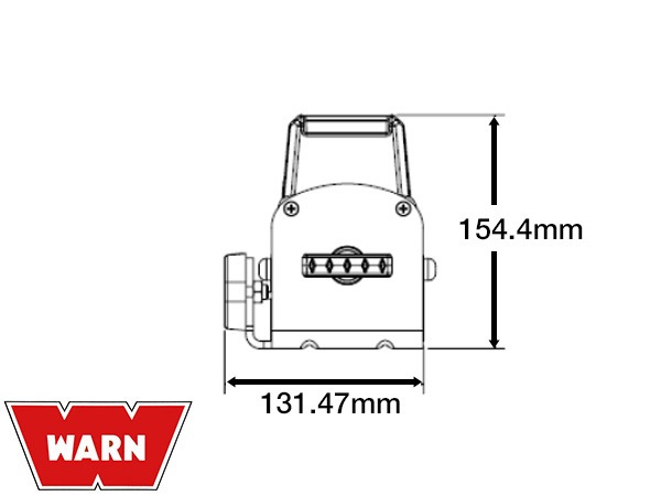 WARN 正規品】2000DCシリーズ 12V 電動 ユーティリティー ウインチ