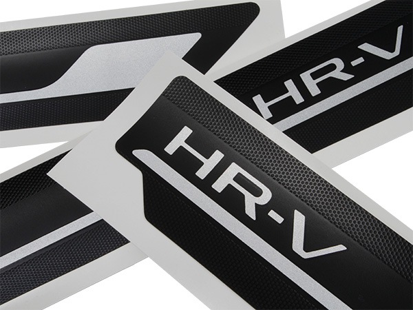 USホンダ純正 HONDA ZR-V RZ系 令和5年4月-現行 HR-Vロゴ入 ドアシルフィルム ドアシルガード ドアシルプロテクター 1台分 4枚セット ホンダ HR-V US仕様 北米仕様 USDM