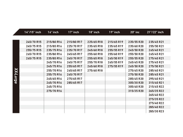 カリフォルニアカスタム スノーソックス 布製 非金属 タイヤチェーン WHITEWALL LABEL XXLサイズ 汎用 フロント リア 4WD