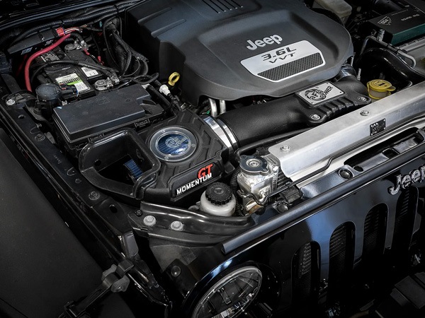 【aFe Power 正規品】ジープ JK ラングラー 3.6L Momentum GT コールドエアインテーク エアフィルター Pro5R 湿式 オイル式 54-76212 エアーフィルター エアクリーナー エーフパワー