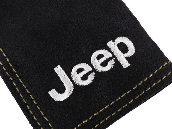 ジープ純正 シートベルトパッド JPNCJAKL19102020 JEEPロゴ入 ブラック ジープ車汎用 ラングラー | レネゲード | グランドチェロキー | チェロキー | パトリオット | コマンダー | コンパス等 モパー