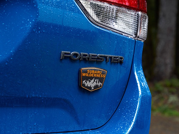 USスバル純正 FORESTER + WILDERNESS ウィルダネス リアエンブレム