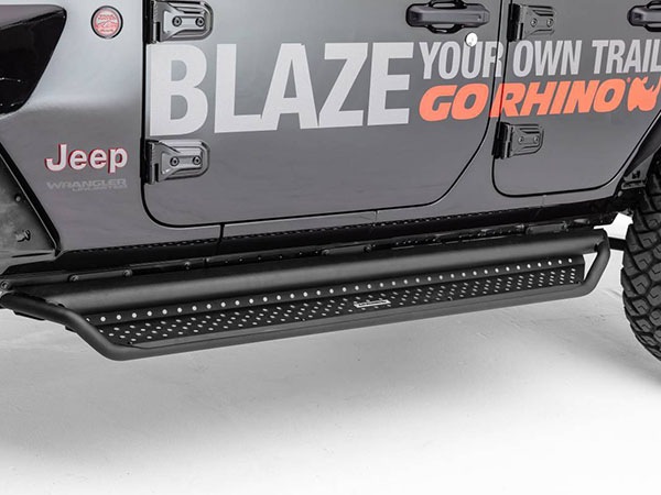 【GO RHINO 正規品】ドミネイター エクストリーム Dominator Xtreme D1シリーズ ロックスライダー テクスチャーブラック D14927T ジープ JL ラングラー 2ドア ゴーライノ