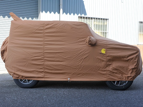 【CoverCraft 正規品】 専用設計 カーカバー/Carhartt BROWN CCH18146CB 2018y- スズキ ジムニー JB64W ジムニーシエラ JB74W ボディカバー ボディーカバー カバークラフト