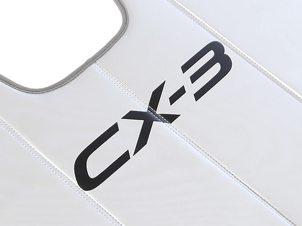 USマツダ純正 専用設計 CX-3 ロゴ入 サンシェード 吸盤不要 折りたたみ式 MAZDA CX-3 CX3 DK系