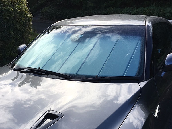 CoverCraft 正規品 専用設計 サンシェード 日産 GTR R35 CoverCraft 正規品】 専用設計 サンシェード ブルーメタリック 吸盤