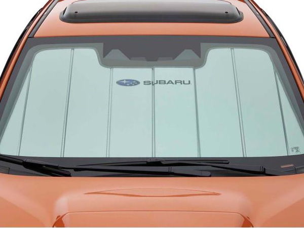 USスバル純正 専用設計 SUBARUロゴ入 サンシェード シルバー 吸盤不要