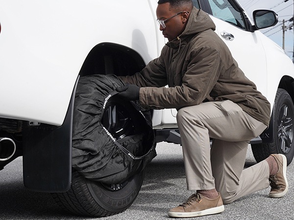 【GOODYEAR 正規品】グッドイヤー スノーソックス 布製 タイヤチェーン CLASSIC X / XXLサイズ