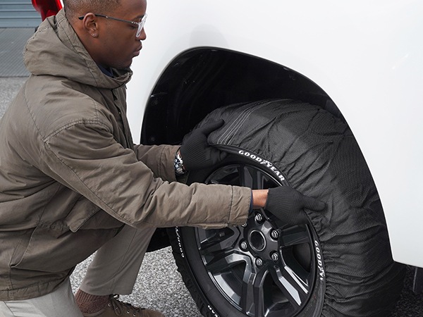 【GOODYEAR 正規品】グッドイヤー スノーソックス 布製 タイヤチェーン CLASSIC X / XXLサイズ