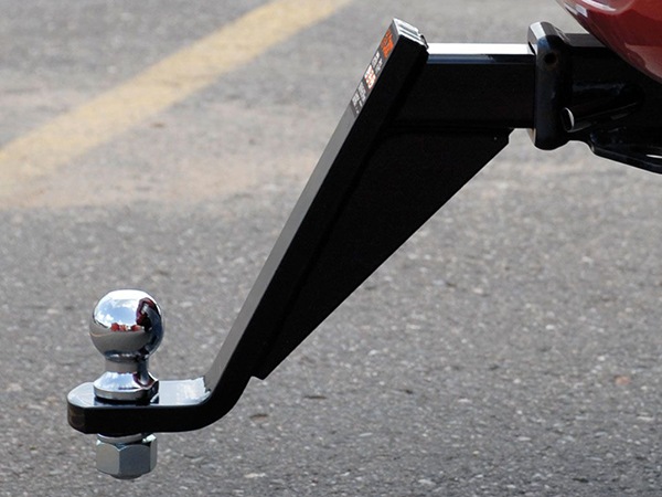 【CURT 正規品】 トレーラーヒッチ用 ヒッチボールマウント 2インチ角 45112 クラス2 8インチライズ 約200mm 10インチドロップ 約250mm 最大牽引能力 約2267kg