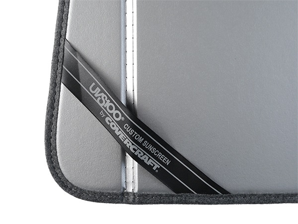 【CoverCraft 正規品】専用設計 サンシェード シルバー 吸盤不要 折りたたみ式 JEEPグリルロゴ入 ジープ JL ラングラー | JT グラディエーター カバークラフト［真夏もへたらない3層構造で断熱効果抜群］